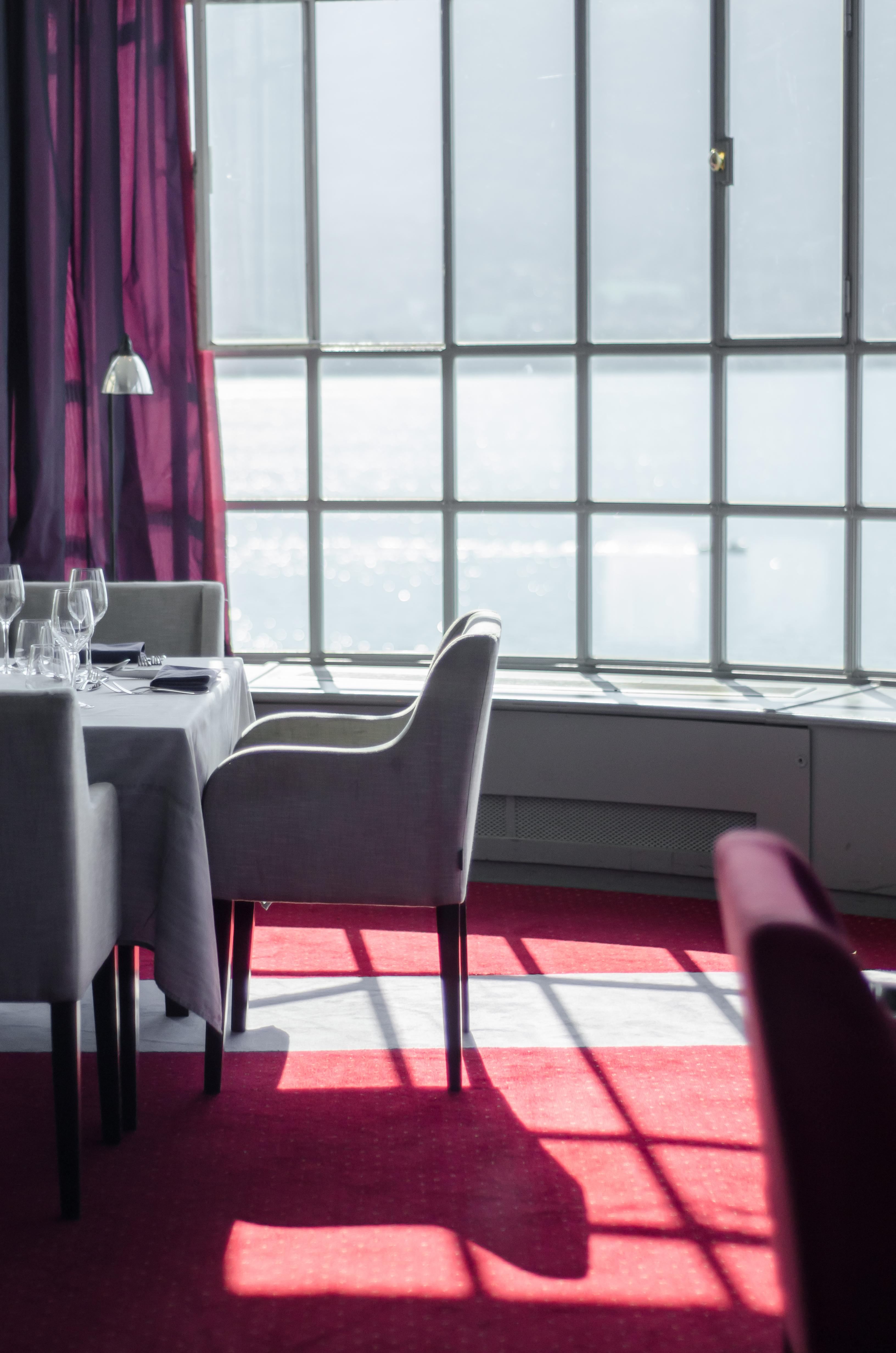 Le Palace De Menthon Exteriér fotografie Restaurant